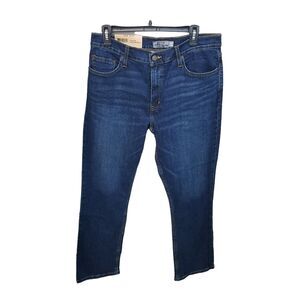 Members Mark Mens Size 34x30 Blue Solid Jeans